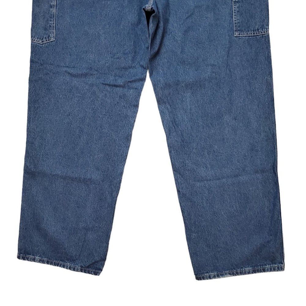 Carhartt B13 DST 46x32 (Meas 41x33 15" Rise) Dark Loose Fit Carpenter Jeans A17 - Picture 6 of 10